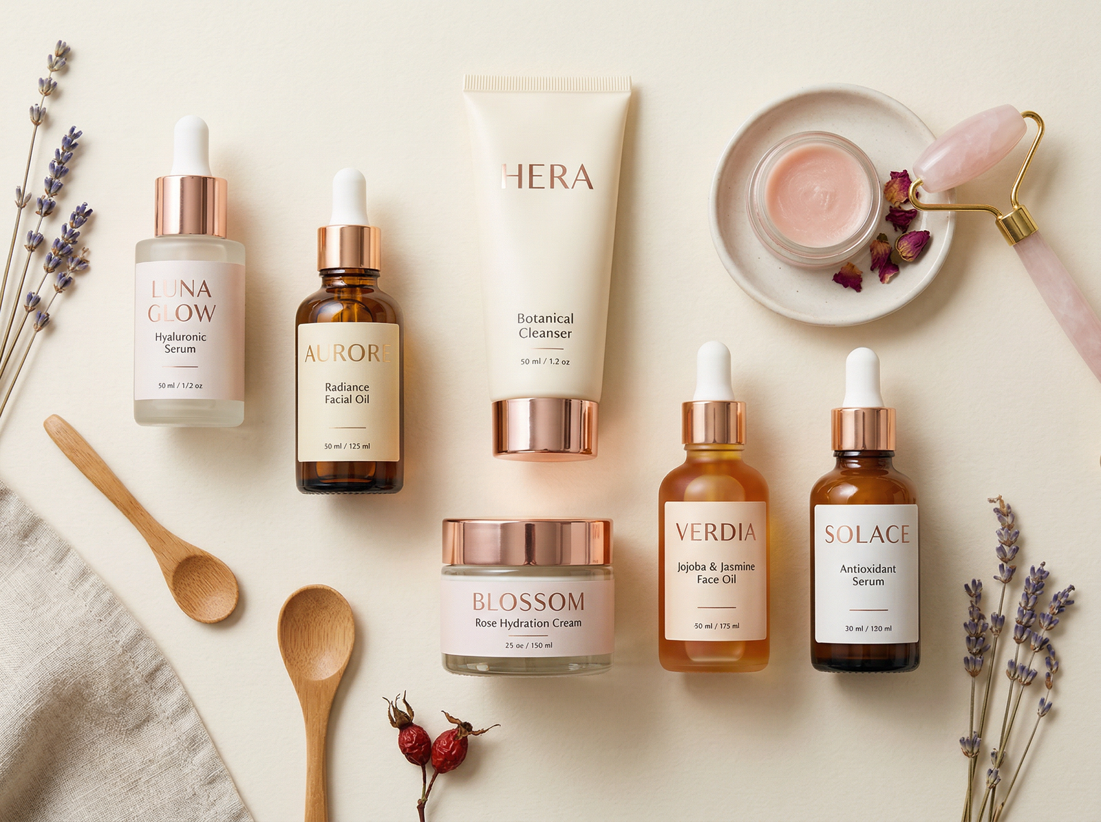 Premium beauty and skincare products